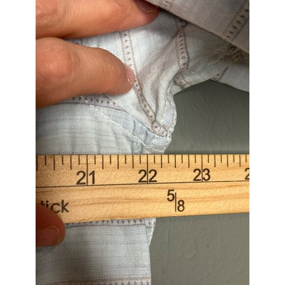 Tommy Bahama Men's Large Striped Island Button-Up Collared SS Shirt Marlin - Picture 7 of 13